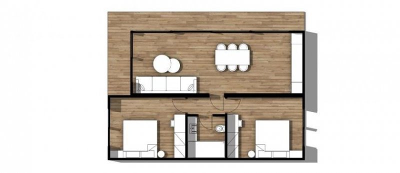 Almyrida NEUBAU-PROJEKT: Kreta, Almyrida: Kleines Einfamilienhaus in fußläufiger Entfernung zum Strand mit Gemeinschaftspool Haus